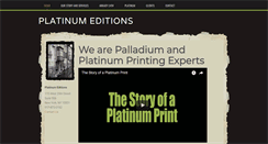 Desktop Screenshot of platinumeditions.com