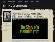 Tablet Screenshot of platinumeditions.com